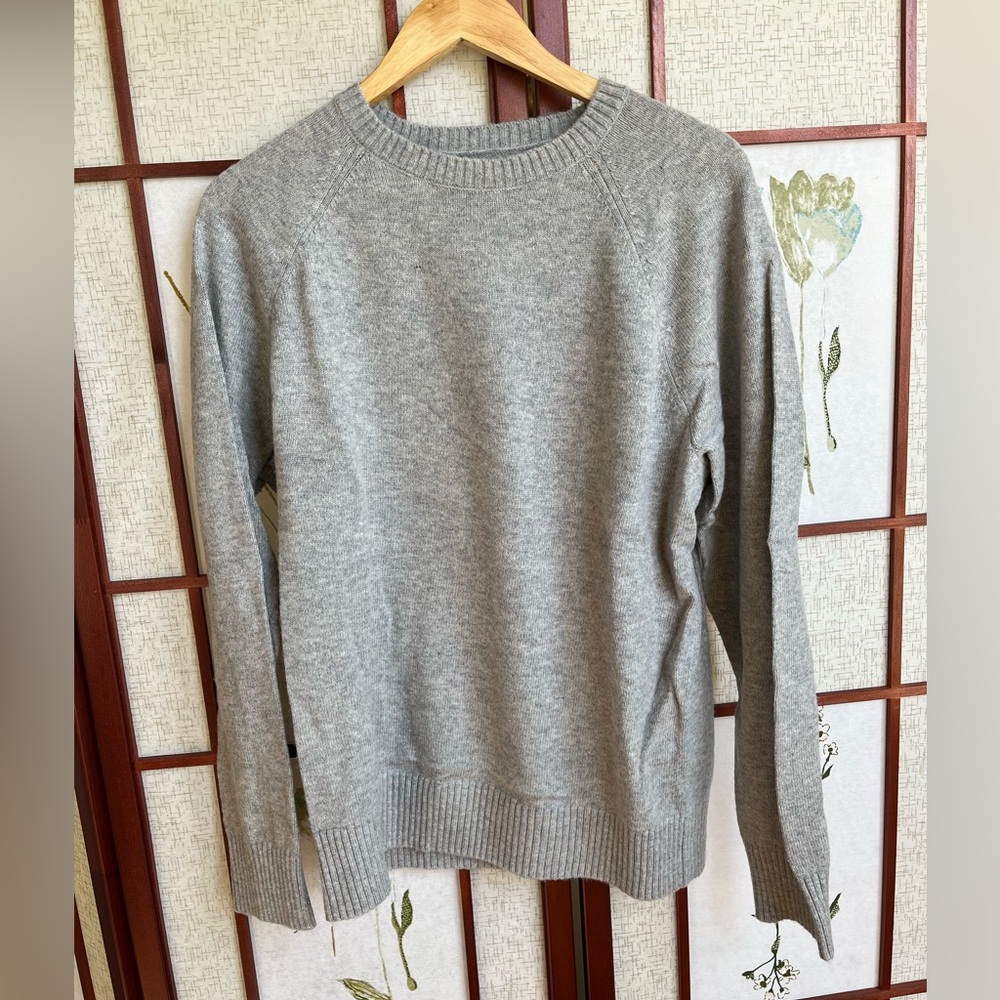 Gray J-Crew Sweater